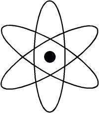 Clipart atom symbol